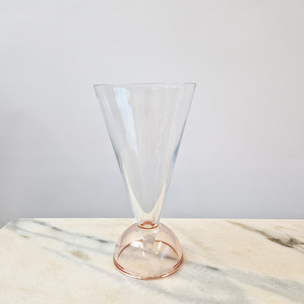 Vintage crystal wine glasses by Luigi Bormioli (set of 8)