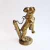 Art Deco French bulldog car mascot in bronze
