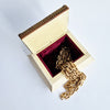 1950s Italian jewelry box with miniature portrait