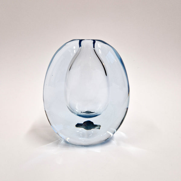 1950s crystal vase by Asta Strömberg for Strömbergshyttan