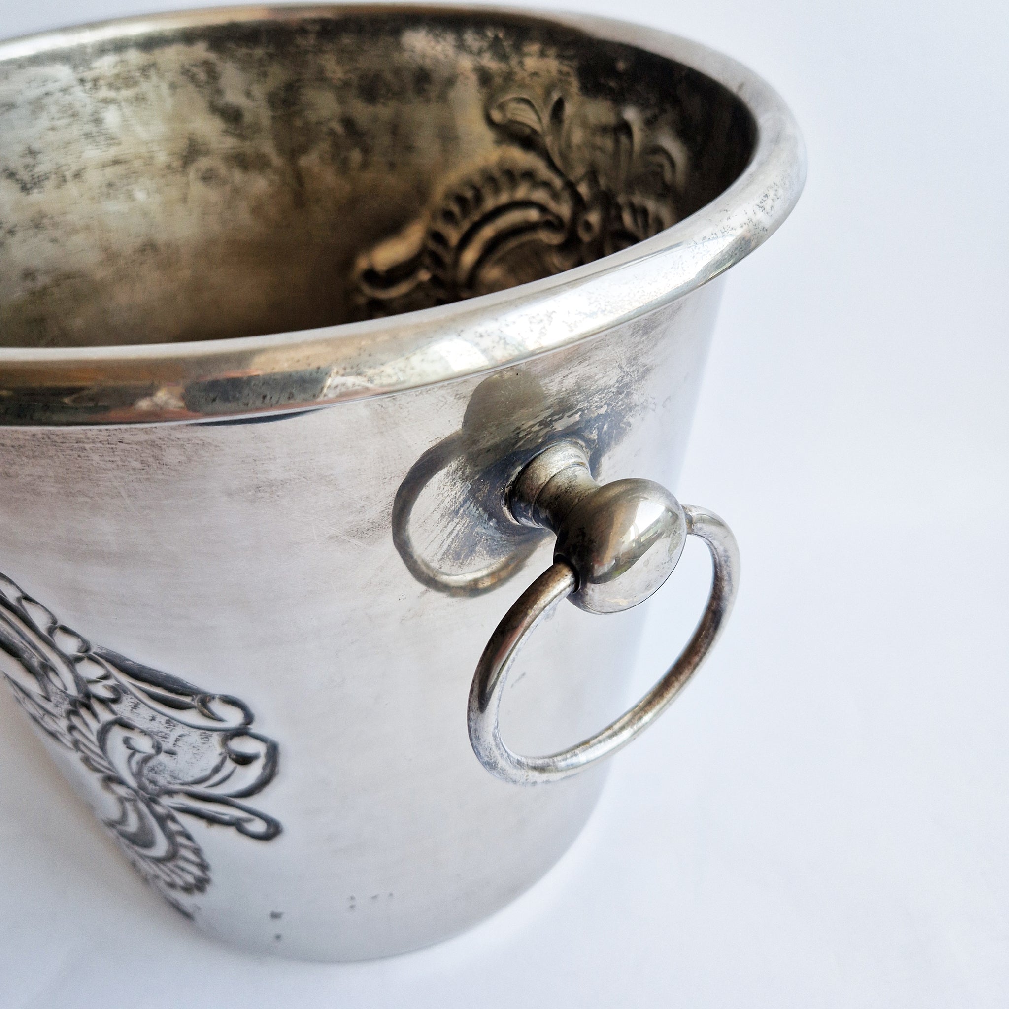 Vintage Sheffield champagne/wine cooler