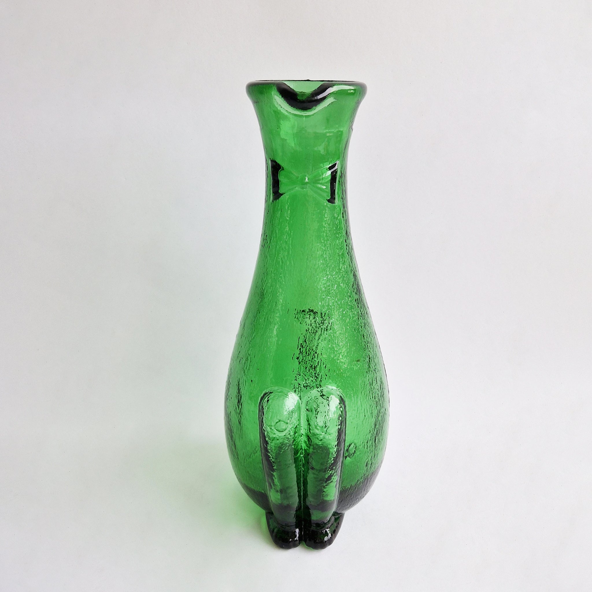 1960s Empoli green glass carafe