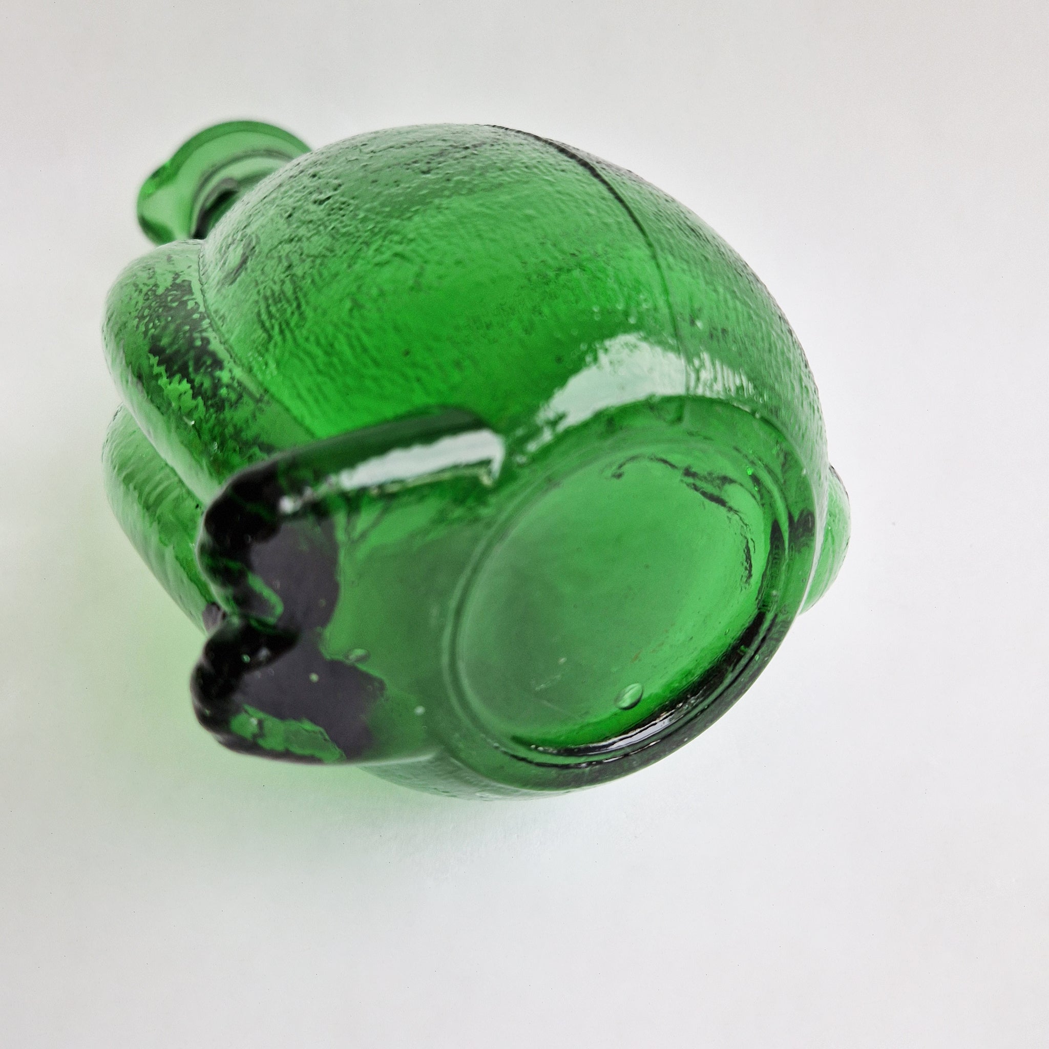 1960s Empoli green glass carafe