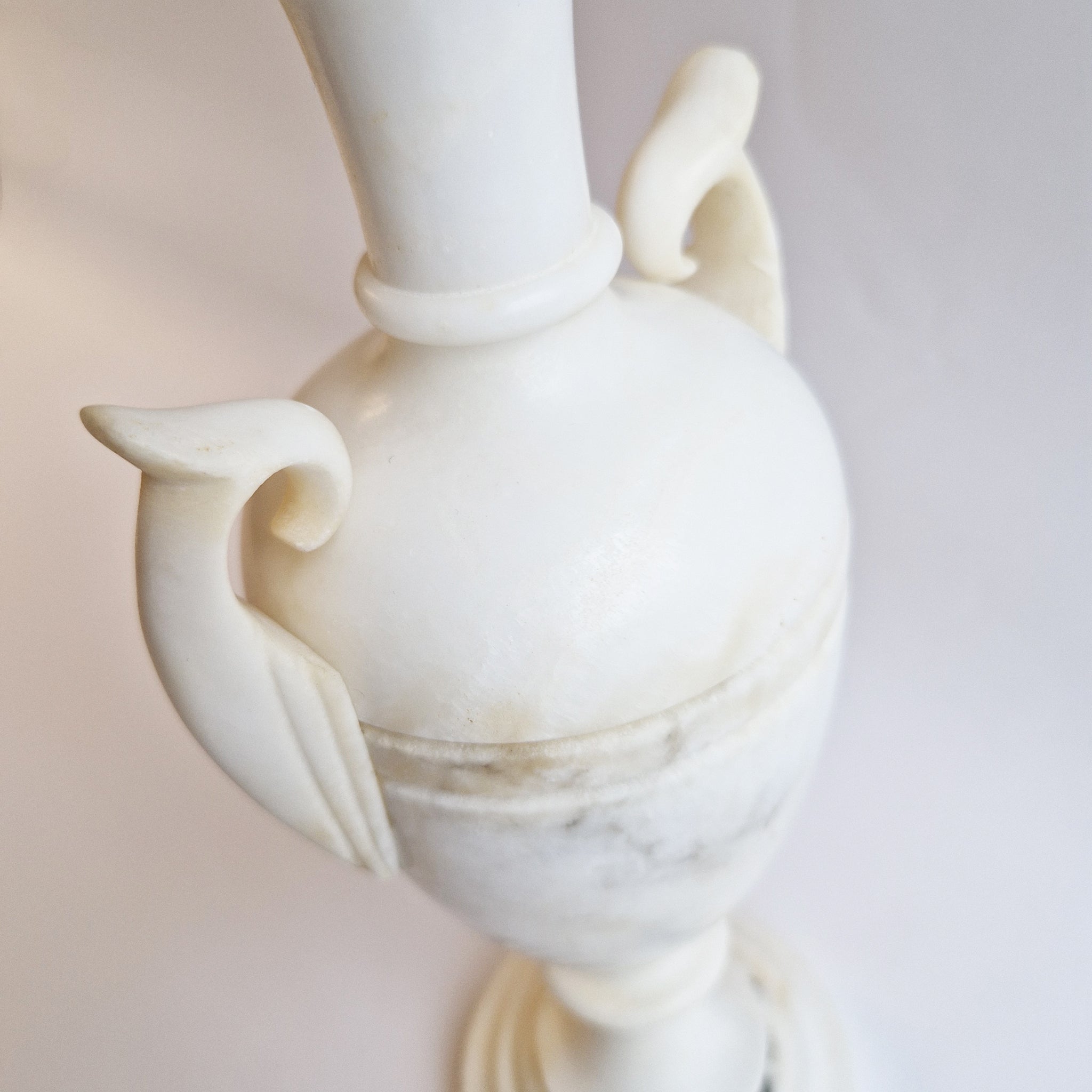 1960s Italian alabaster table lamp