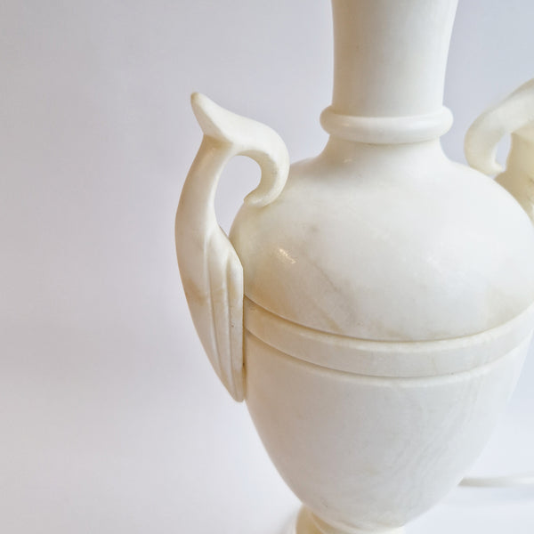 1960s Italian alabaster table lamp