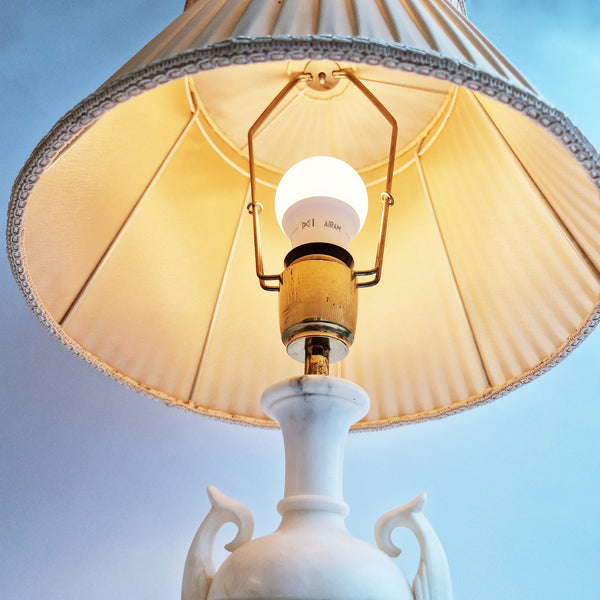 1960s Italian alabaster table lamp