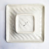 1960s ceramic ribbed plate by Italica Ars