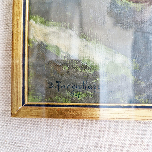 Mid-century still life oil painting by Diego Fanciullacci