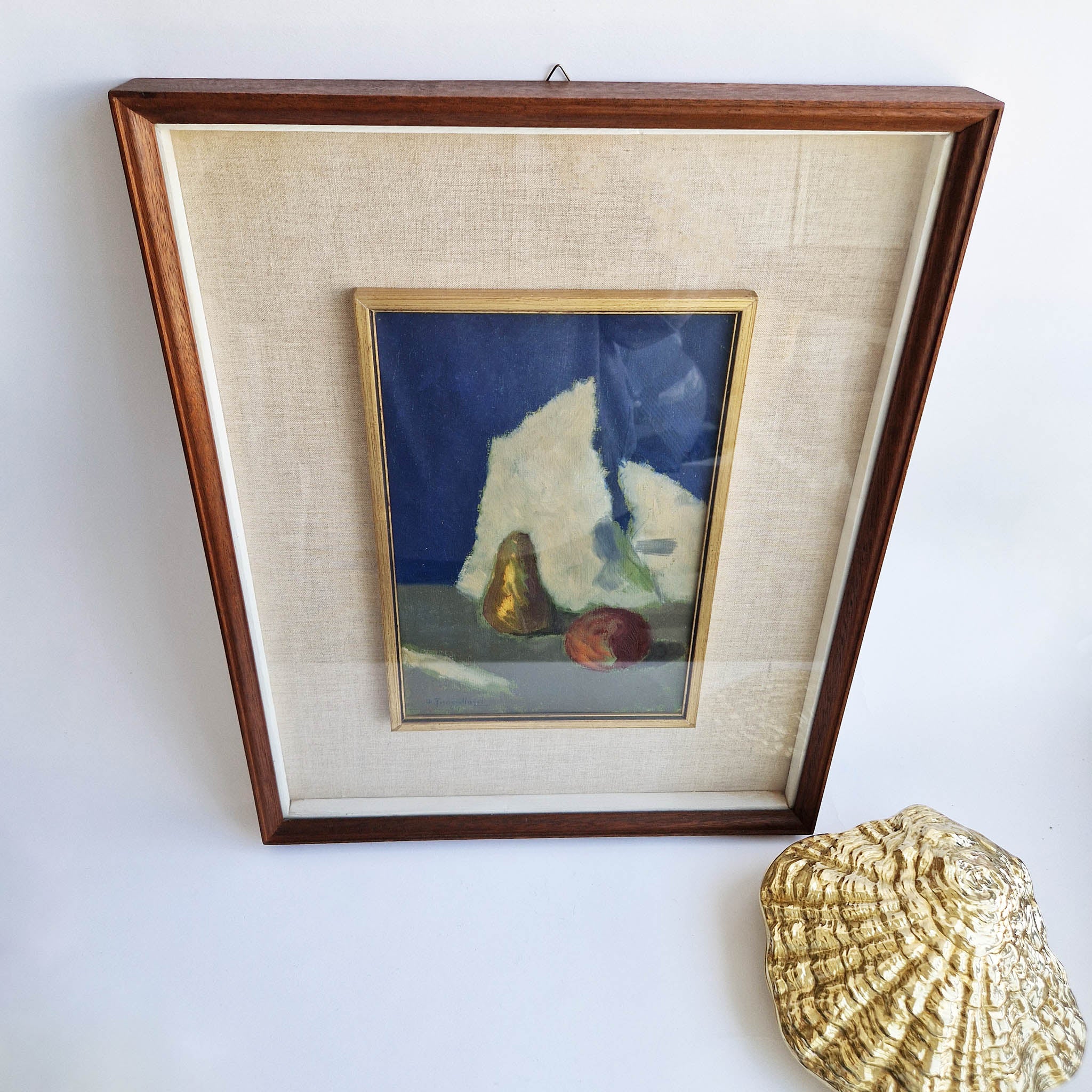 Mid-century still life oil painting by Diego Fanciullacci