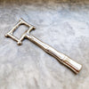 1970s Italian silver bamboo bottle-opener