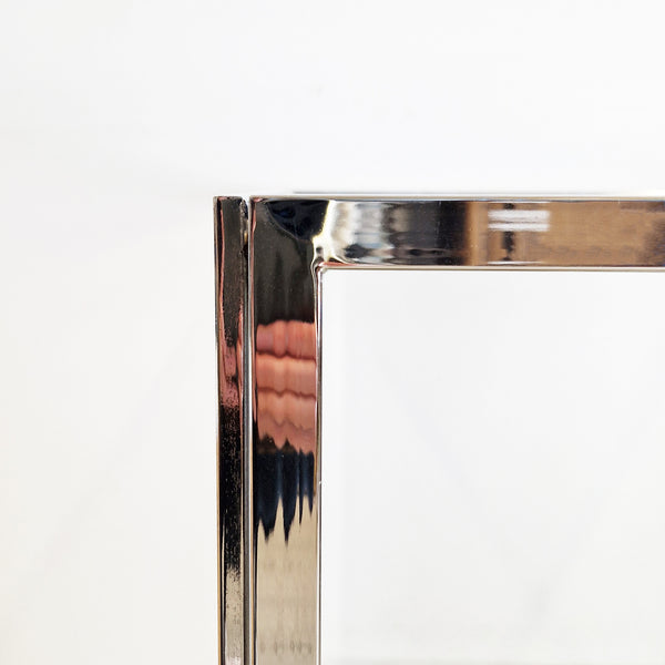 1970s Italian chrome bar table