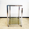 1970s Italian chrome bar table