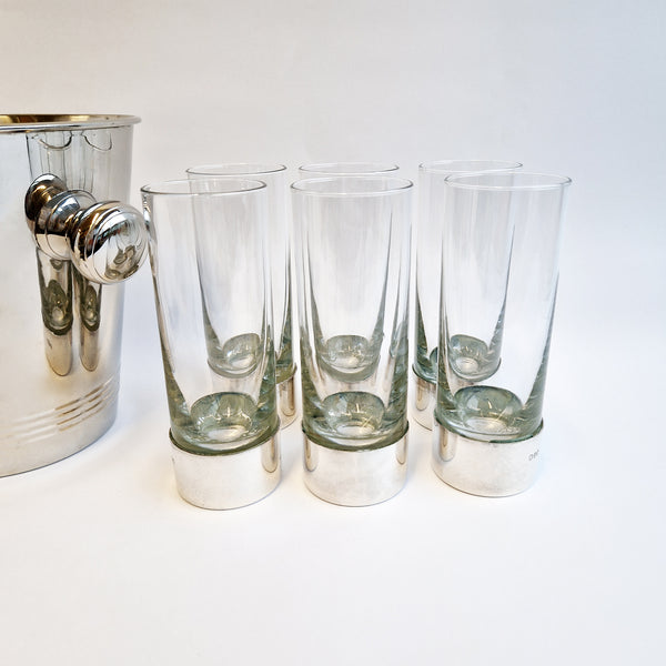 1970s Italian long drink glasses (set of 6)