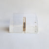 1970s Italian lucite bookend pair