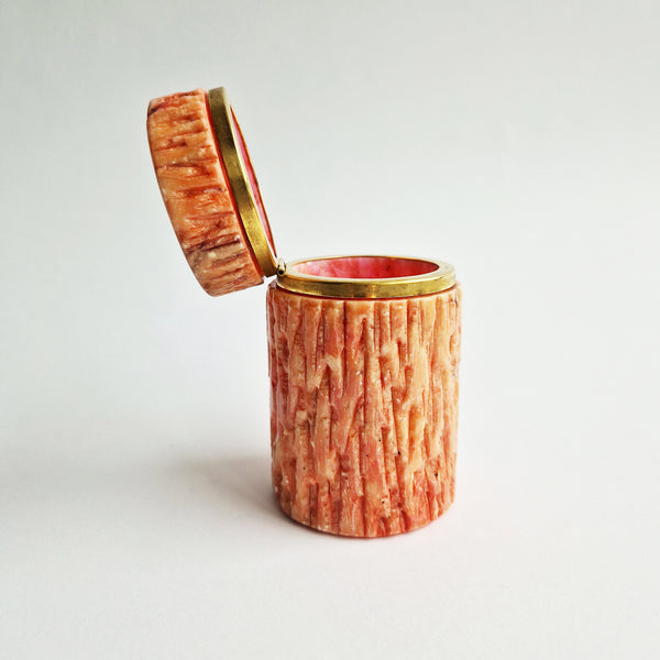 1970s Italian alabaster trinket box