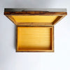 1970s Italian chrome and brass box attr. to Giacomo Sinopoli