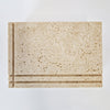 1970s travertine box by Cerri Nestore