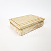 1970s travertine box by Cerri Nestore