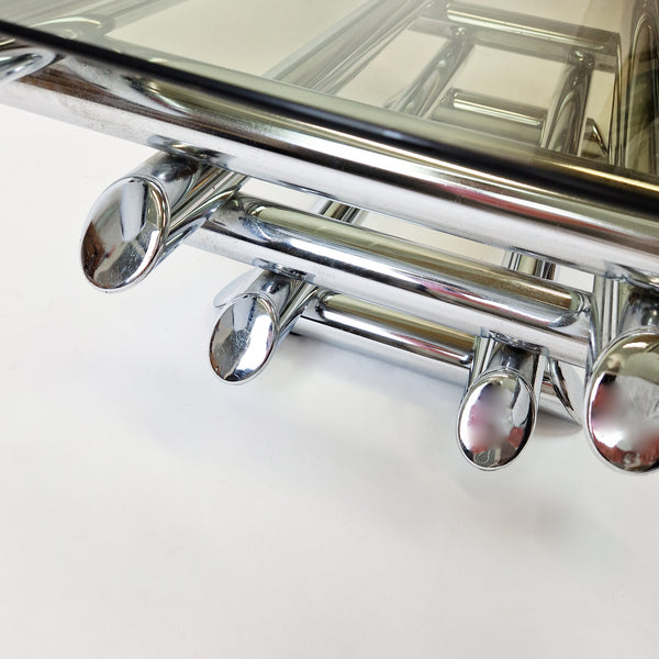 1970s Italian chrome coffee table