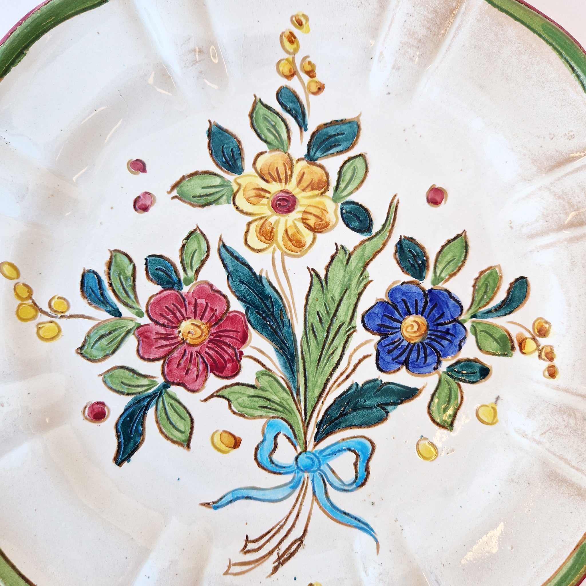 1970s Sicilian ceramic plate