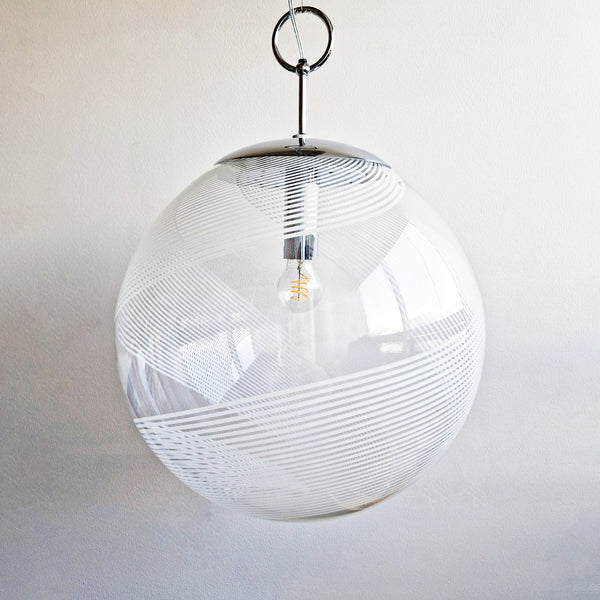 1970s Murano ball pendant by Lino Tagliapietra