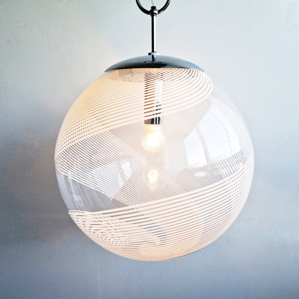 1970s Murano ball pendant by Lino Tagliapietra