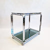 1970s chrome serving trolley by Allegri Parma