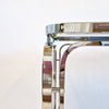 1970s chrome serving trolley by Allegri Parma