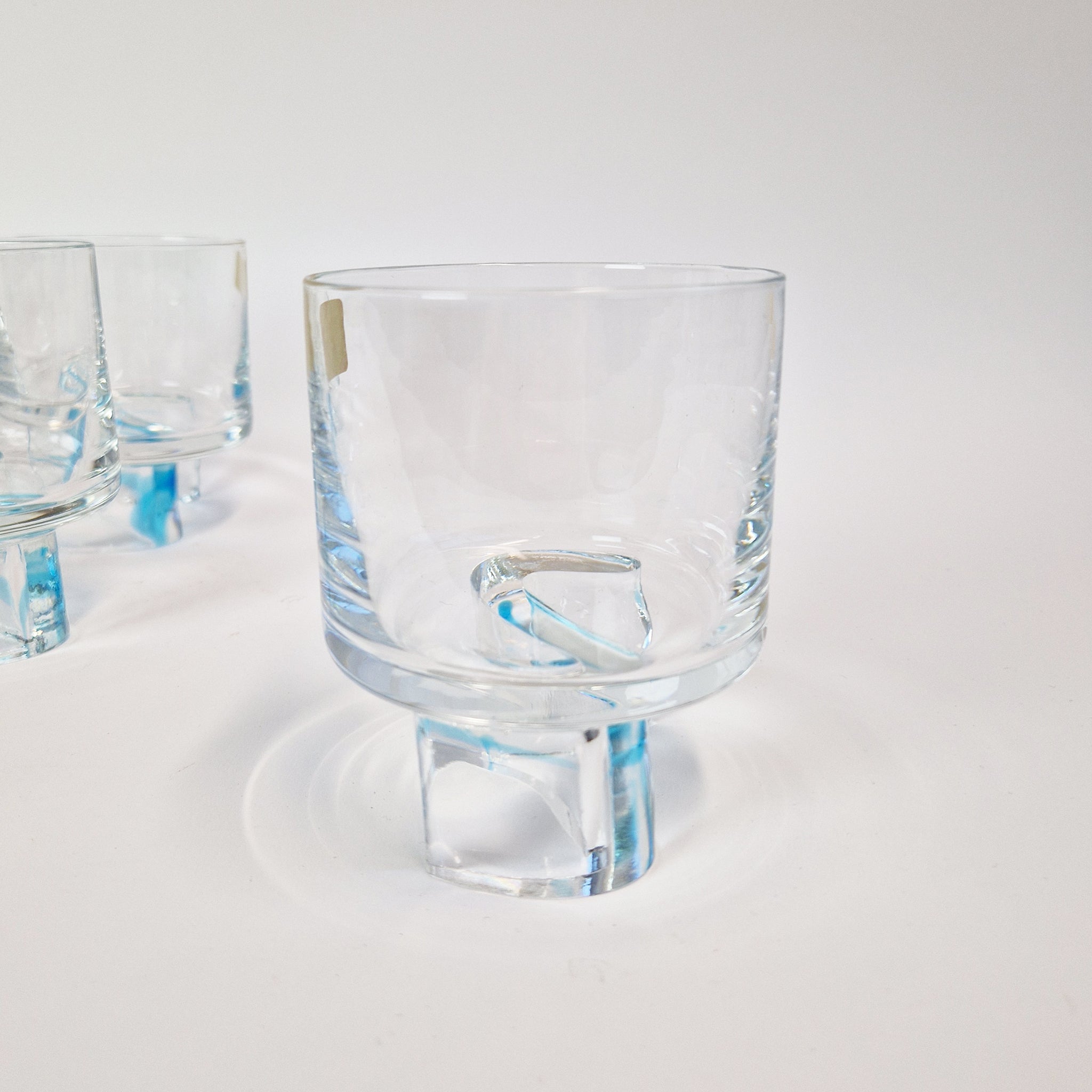 1970s crystal cocktail glass set by Cristallerie Antonio Imperatore (5)