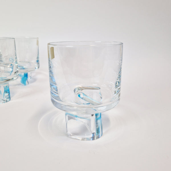 1970s crystal cocktail glass set by Cristallerie Antonio Imperatore (5)