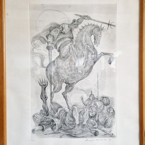 1971 etching by Angelo Canevari