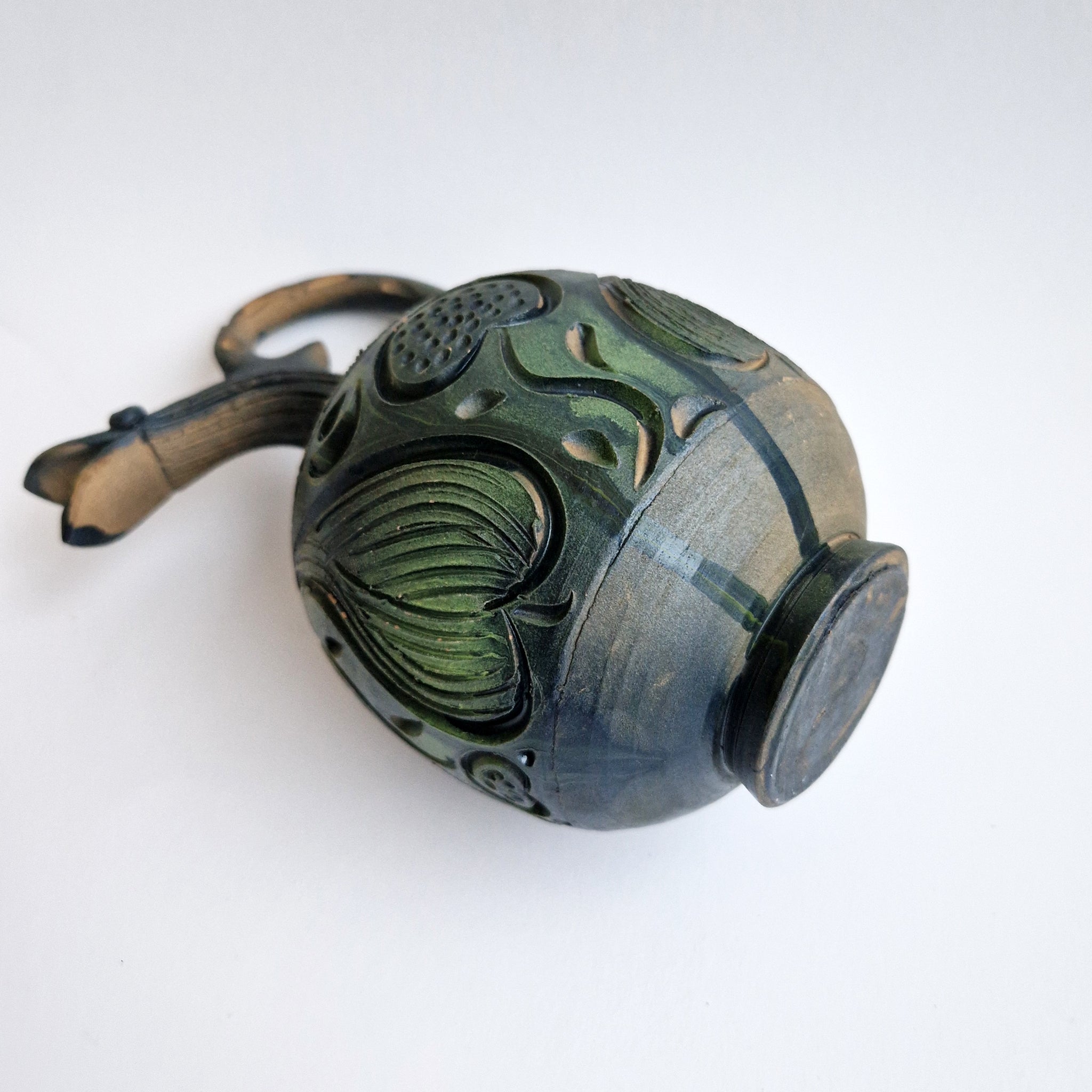 1976 ceramic Etruscan style jug