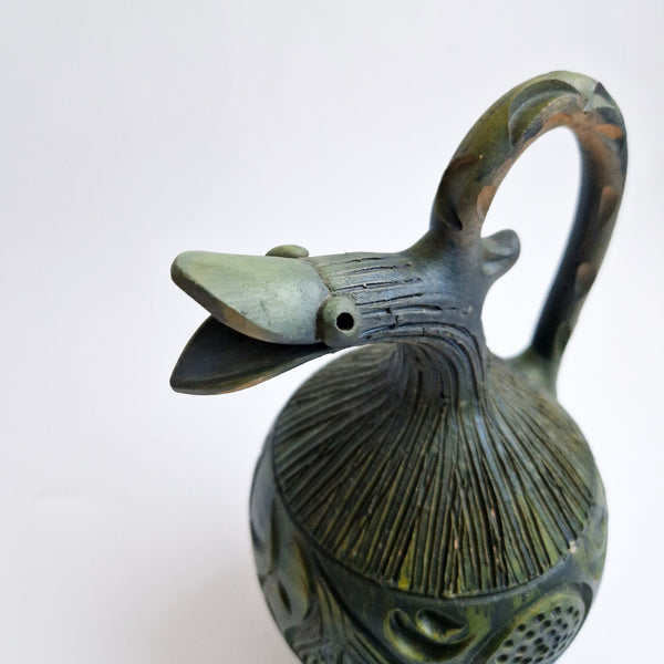 1976 ceramic Etruscan style jug