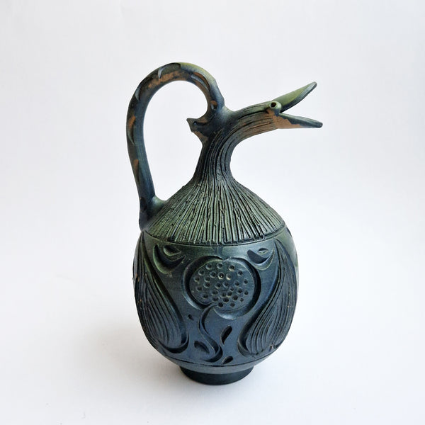1976 ceramic Etruscan style jug