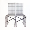 1980s Italian high backed wire chair by Pressline (2 available)