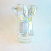 1980s Italian iridescent glass vase