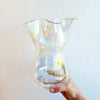 1980s Italian iridescent glass vase