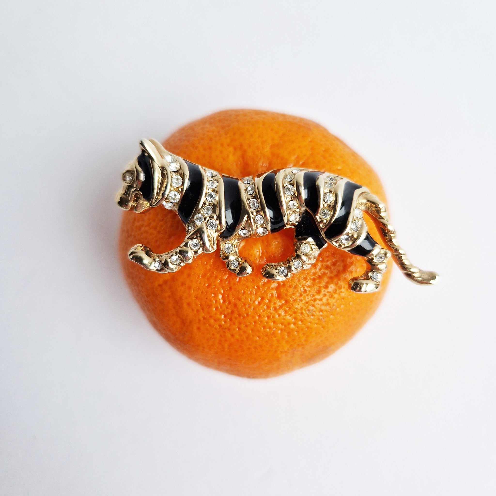 Vintage tiger brooch