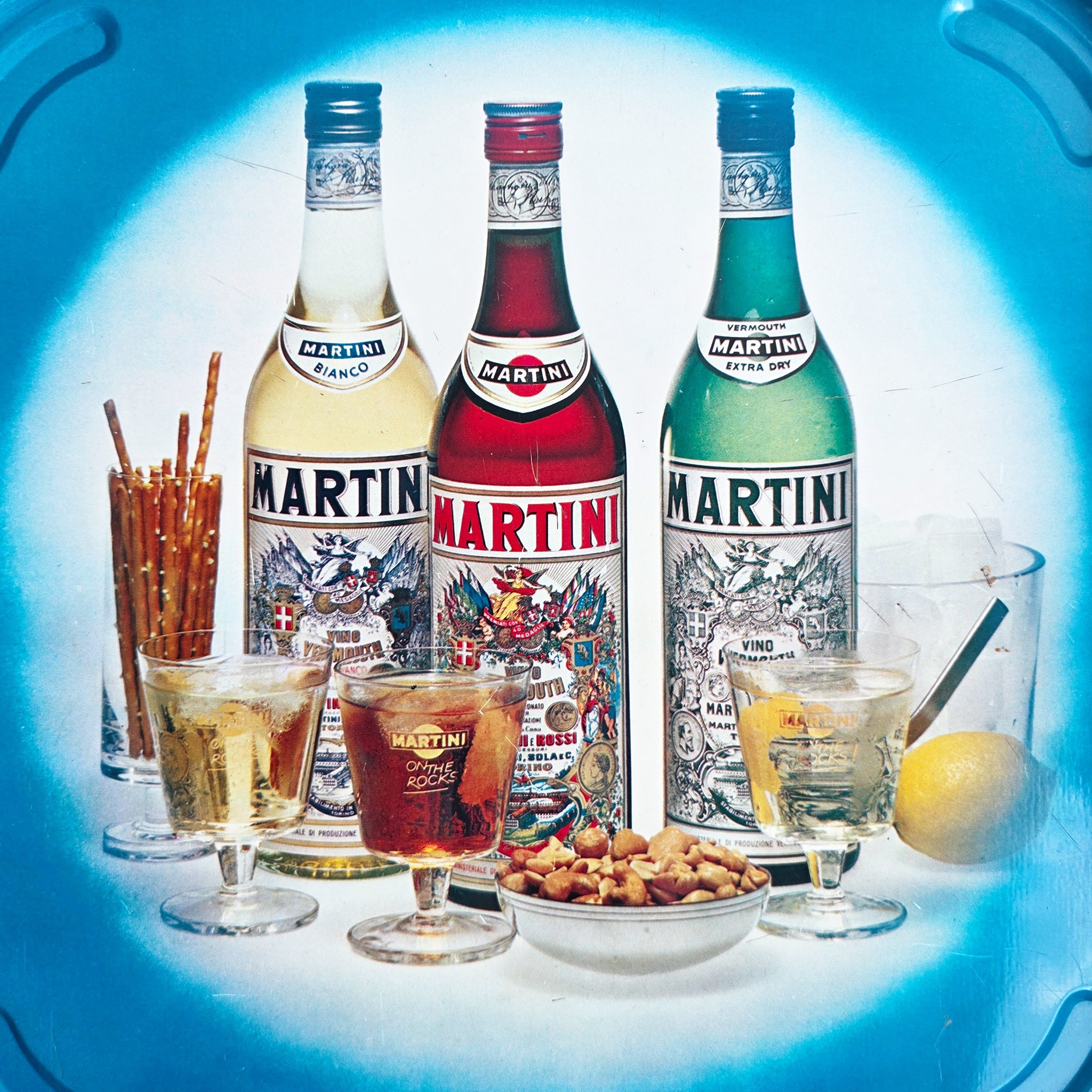 Vintage Martini advertising tray