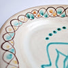 1980s Sicilian oval plate