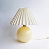 1980s Murano yellow ball table lamp by Da Vinci