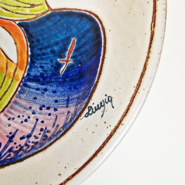 1982 wall art plates by Olimpia Biasi for Cotto Veneto (sold separately)
