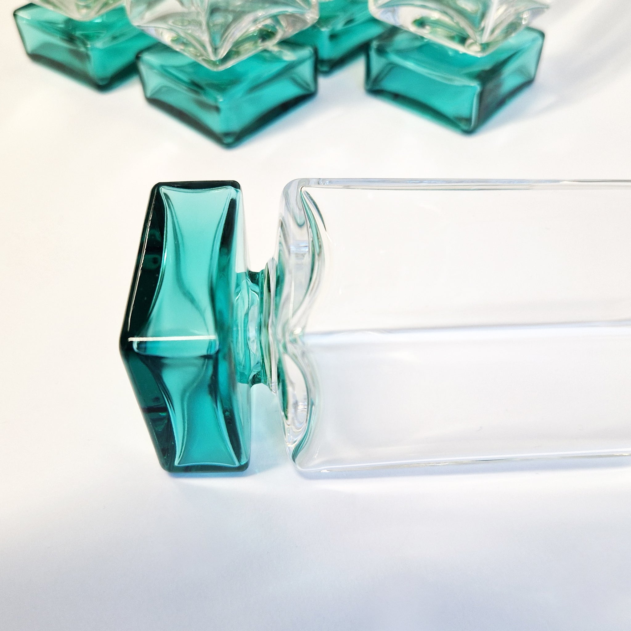 1980s champagne glasses by Luigi Bormioli (set of 6)