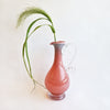 1980s pink glass vase by Jerzy Słuczan-Orkusz