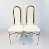 1980s high backed chairs by Bontempi (set of 2)