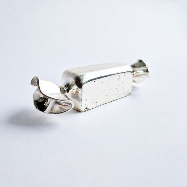 1980s silver-plated candy by Marcello Giorgio