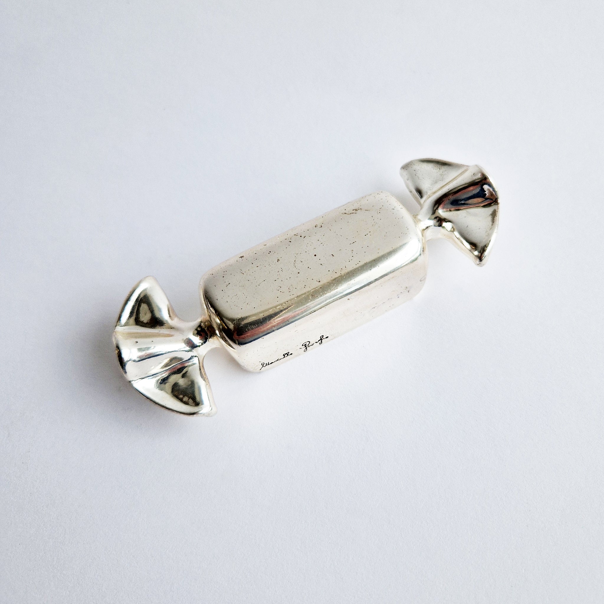 1980s silver-plated candy by Marcello Giorgio