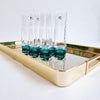 1970s Italian mirrored glass tray by MB