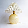 1980s Murano yellow ball table lamp by Da Vinci
