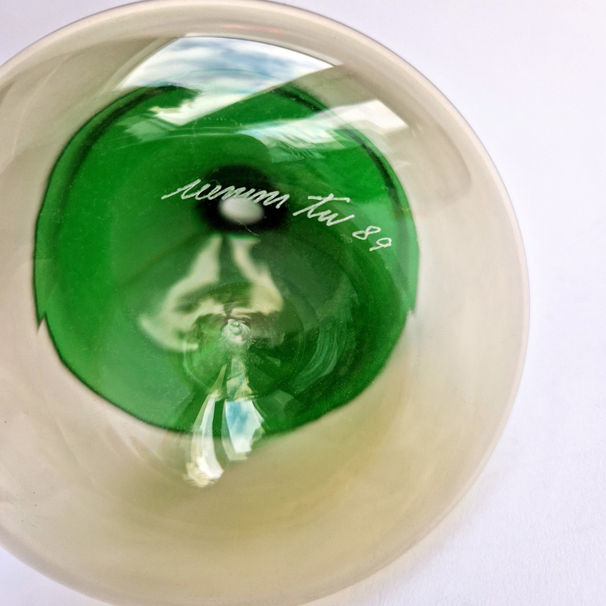 Tapio Wirkkala vase for Venini, Murano, 1989